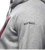 Bild von COPA Football - I Love Football Hooded Sweater - Grey Melee