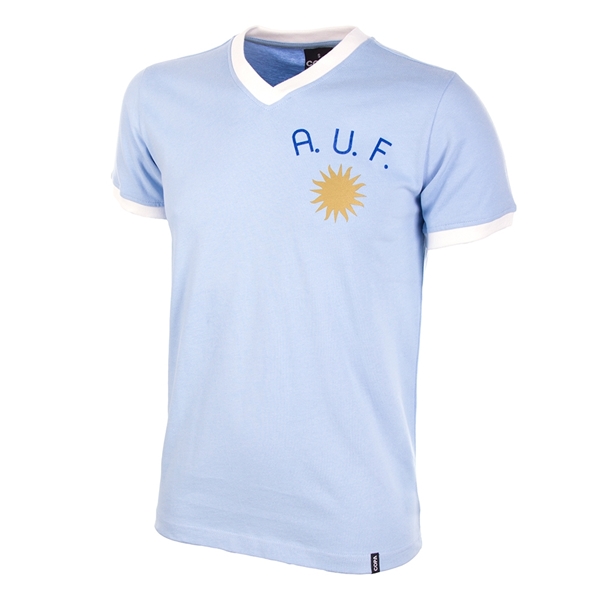 Bild von Uruguay Retro Fussball Trikot Jahre 1970's