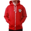 Bild von Wales 1905 Retro Rugby Zipped Kapuzenpullover - Rot