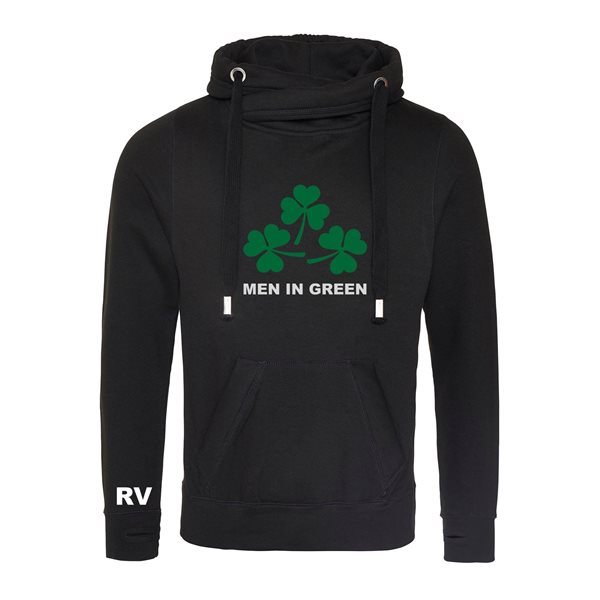 Bild von Rugby Vintage - Irland Rugby Kapuzenpullover - Schwarz