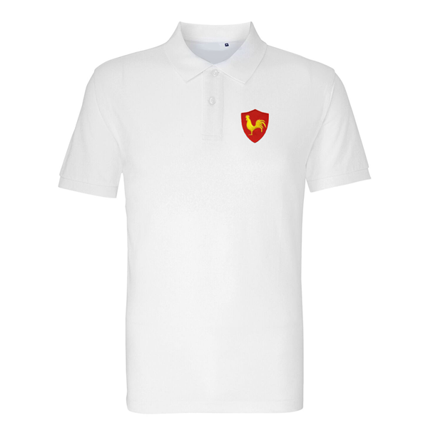 Bild von Rugby Vintage - Frankreich Polo - Weiss