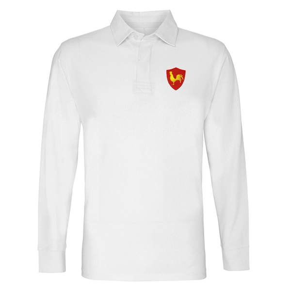 Bild von Rugby Vintage - Frankreich Retro Rugby Shirt Jahre 1960's - Weiss