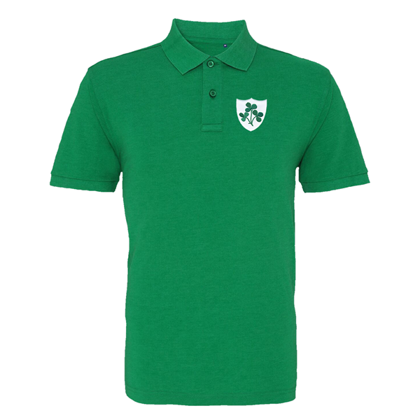 Bild von Rugby Vintage - Irland Polo - Grün