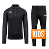 Robey - Performance Half-Zip Training Suit - Black - Kids