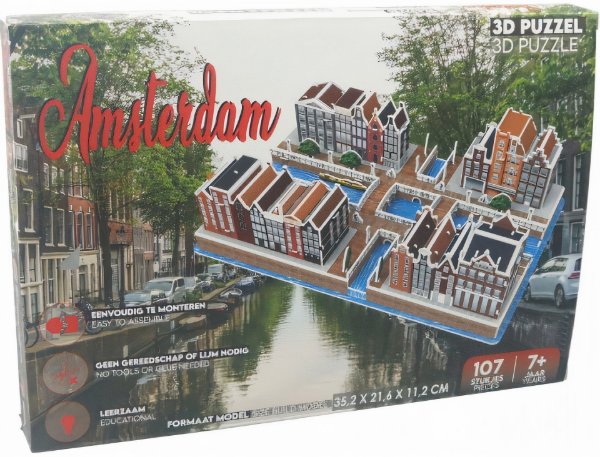 Amsterdam Houses - 3D Puzzle