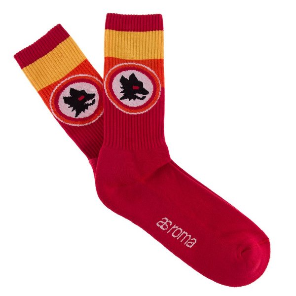 COPA Football - AS Roma Retro Terry Socks - Red