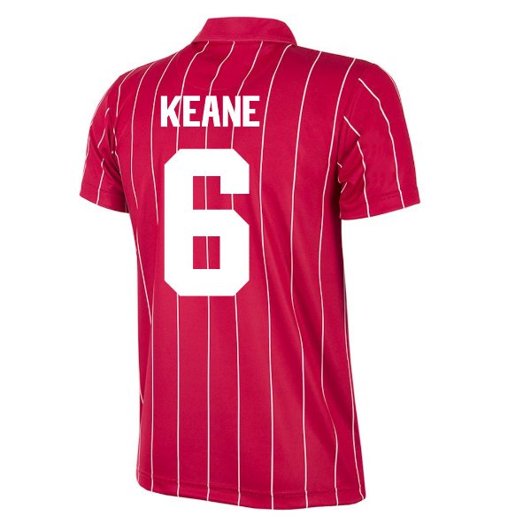Nottingham Forest Football Retro Shirt 1992-1993 + Keane 6