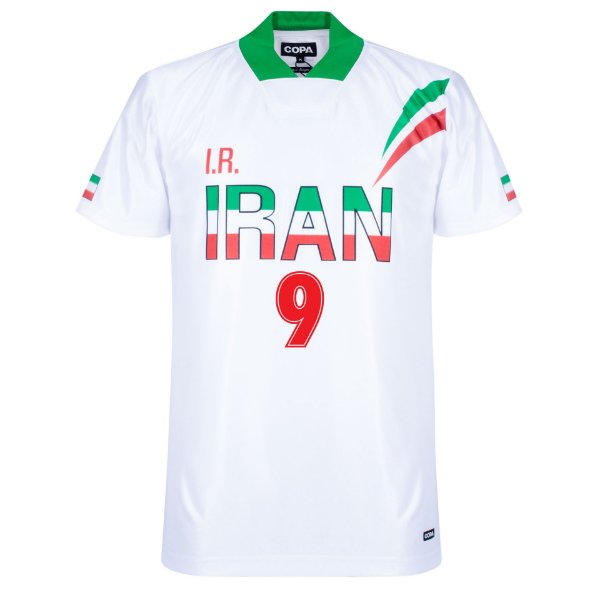 Iran Retro Voetbalshirt WK 1998 + Daei 9