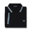Fred Perry - Twin Tipped Heren Polo Shirt - Zwart