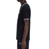 Fred Perry - Twin Tipped Polo Shirt - Black/ White