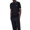 Fred Perry - Twin Tipped Polo Shirt - Black/ White