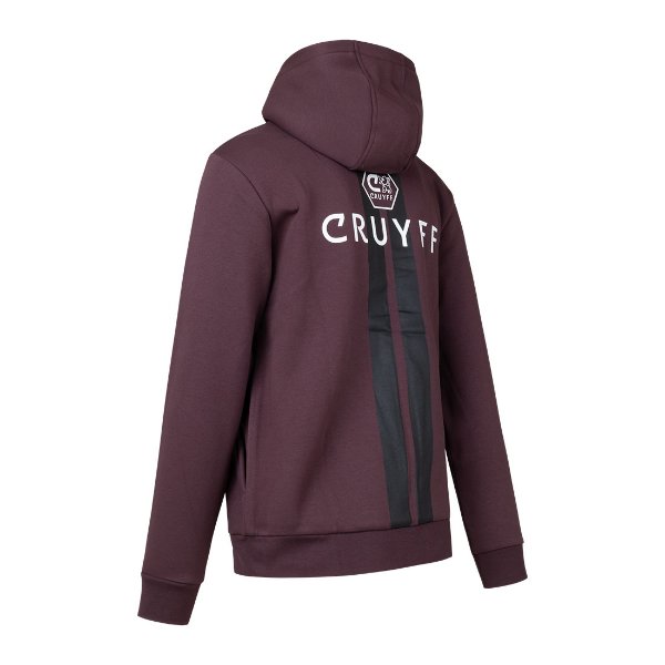 Cruyff - Forth Hooded Track Top - Wine