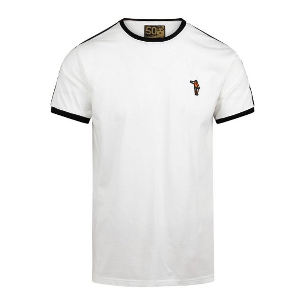 Cruyff - Nederland Dos Rayas T-Shirt - Wit