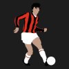 Bild von FC Eleven - Il Capitano Maldini T-Shirt - Schwarz