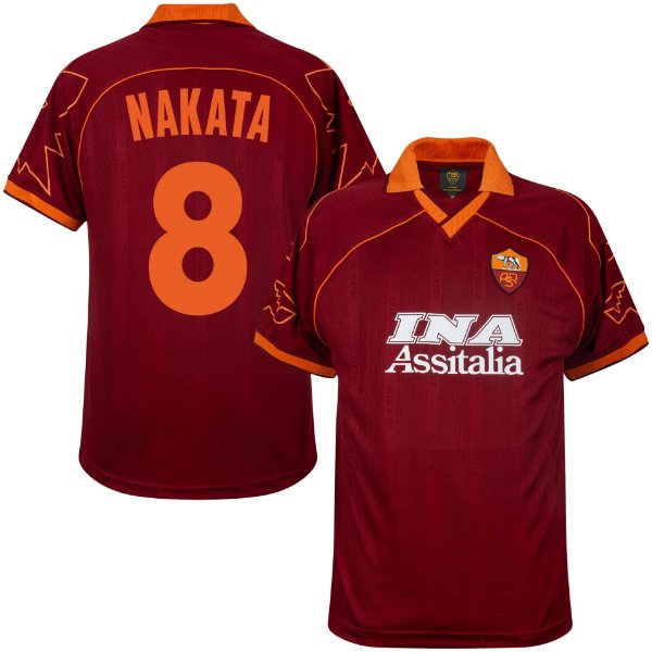 Bild von COPA Football - AS Roma Retro Fussball Trikot 1999-2000 + Nakata 8