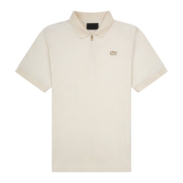 Cruyff - Toresso Polo Shirt - Cream/ Gold