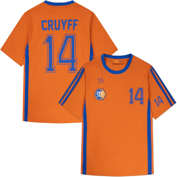 Cruyff - LA Aztecs Retro Voetbalshirt 1979 + 14 - Oranje