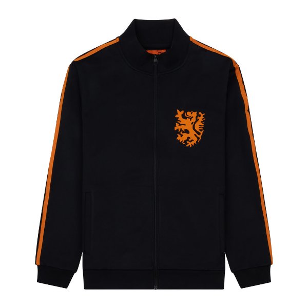 Cruyff - Holland Retro Trainingsjack WK 1974 - Zwart